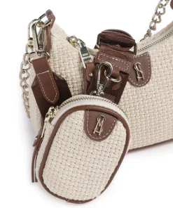 BVITAL-W Schultertasche Baumwolle beige/braun