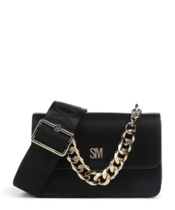 BZEN Umhängetasche Lederimitat schwarz