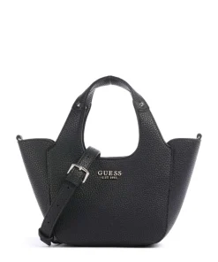 Calista Mini Umhängetasche Lederimitat schwarz