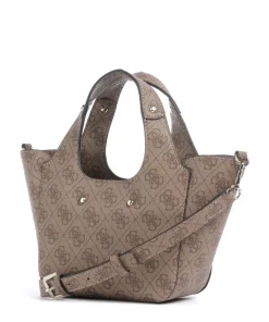 Calista Mini Umhängetasche Lederimitat hellbraun