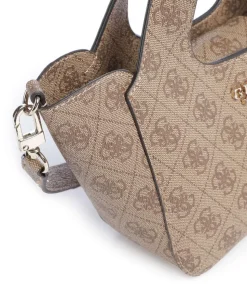 Calista Mini Umhängetasche Lederimitat hellbraun