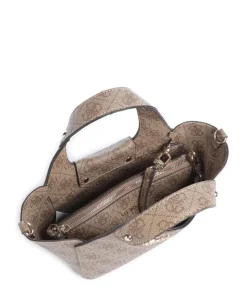 Calista Mini Umhängetasche Lederimitat hellbraun