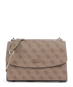 Calista Schultertasche Lederimitat hellbraun