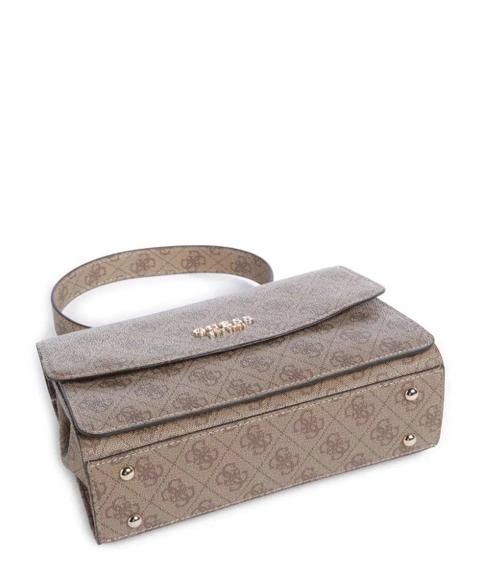 Calista Schultertasche Lederimitat hellbraun