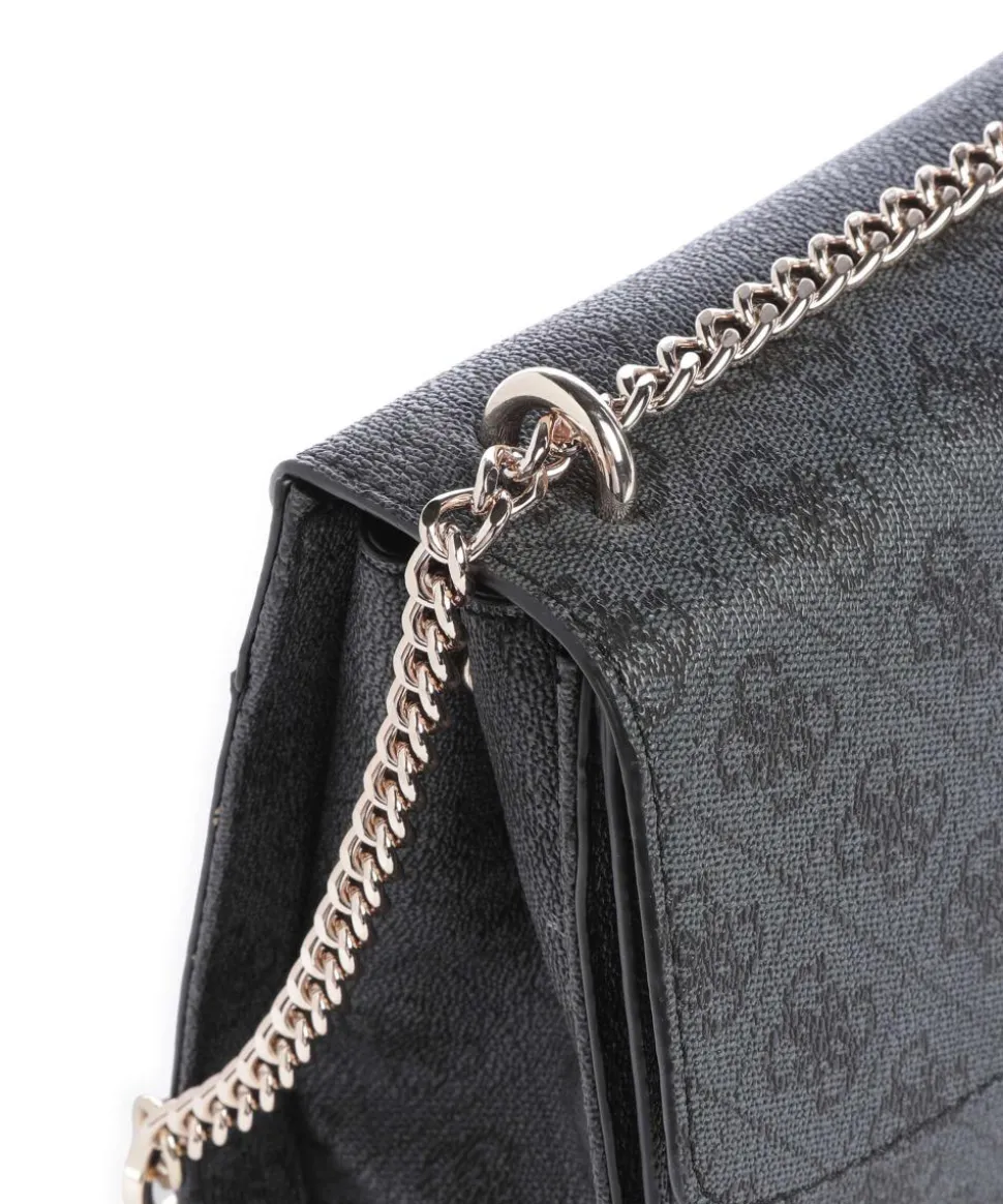 Calista Schultertasche Lederimitat anthrazit