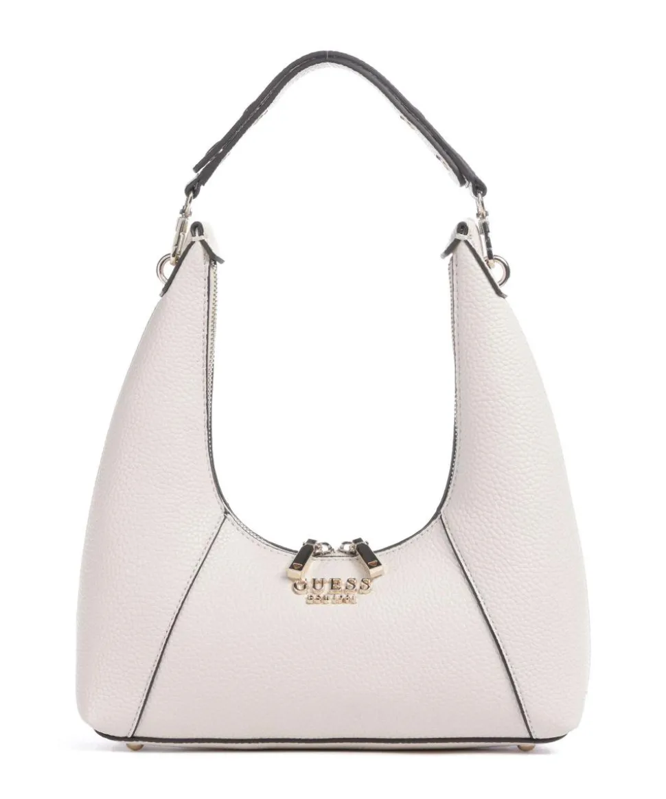 Calista Schultertasche Lederimitat creme