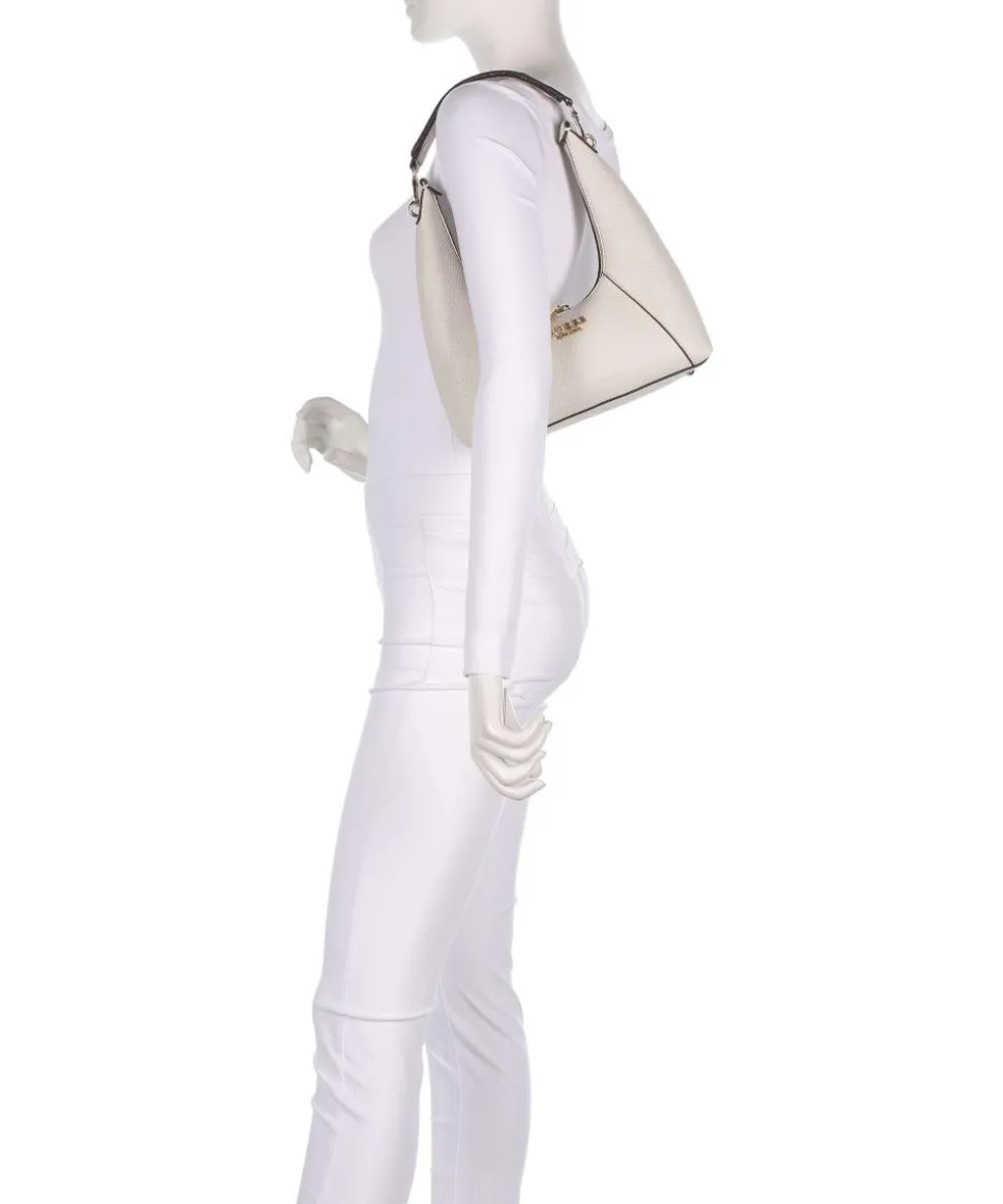 Calista Schultertasche Lederimitat creme