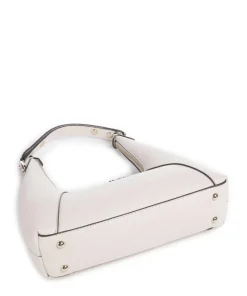 Calista Schultertasche Lederimitat creme