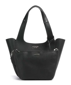 Calista Shopper Lederimitat schwarz