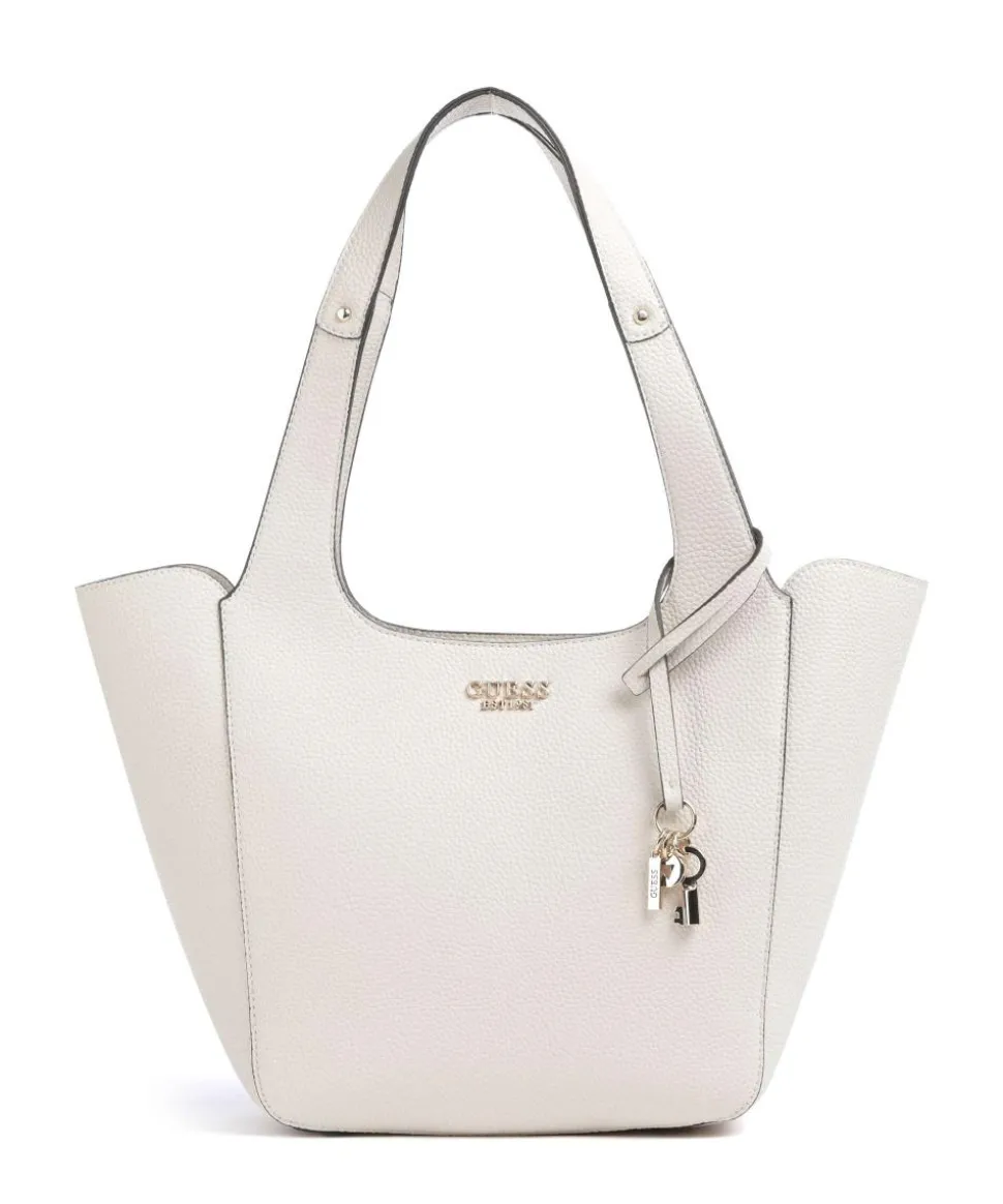 Calista Shopper Lederimitat creme