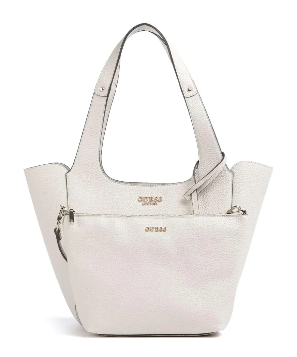 Calista Shopper Lederimitat creme
