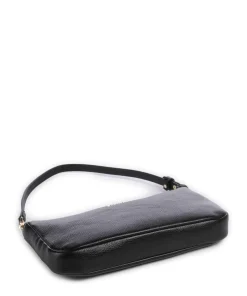 Caliwen Mini Schultertasche Lederimitat schwarz