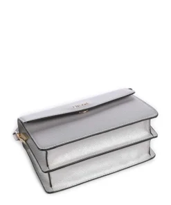 Caliwen Umhängetasche Lederimitat silber