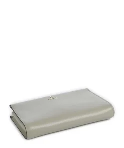 Camelia Mini Umhängetasche genarbtes Leder graugrün