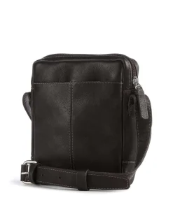 Campo Umhängetasche genarbtes Rindsleder dunkelbraun