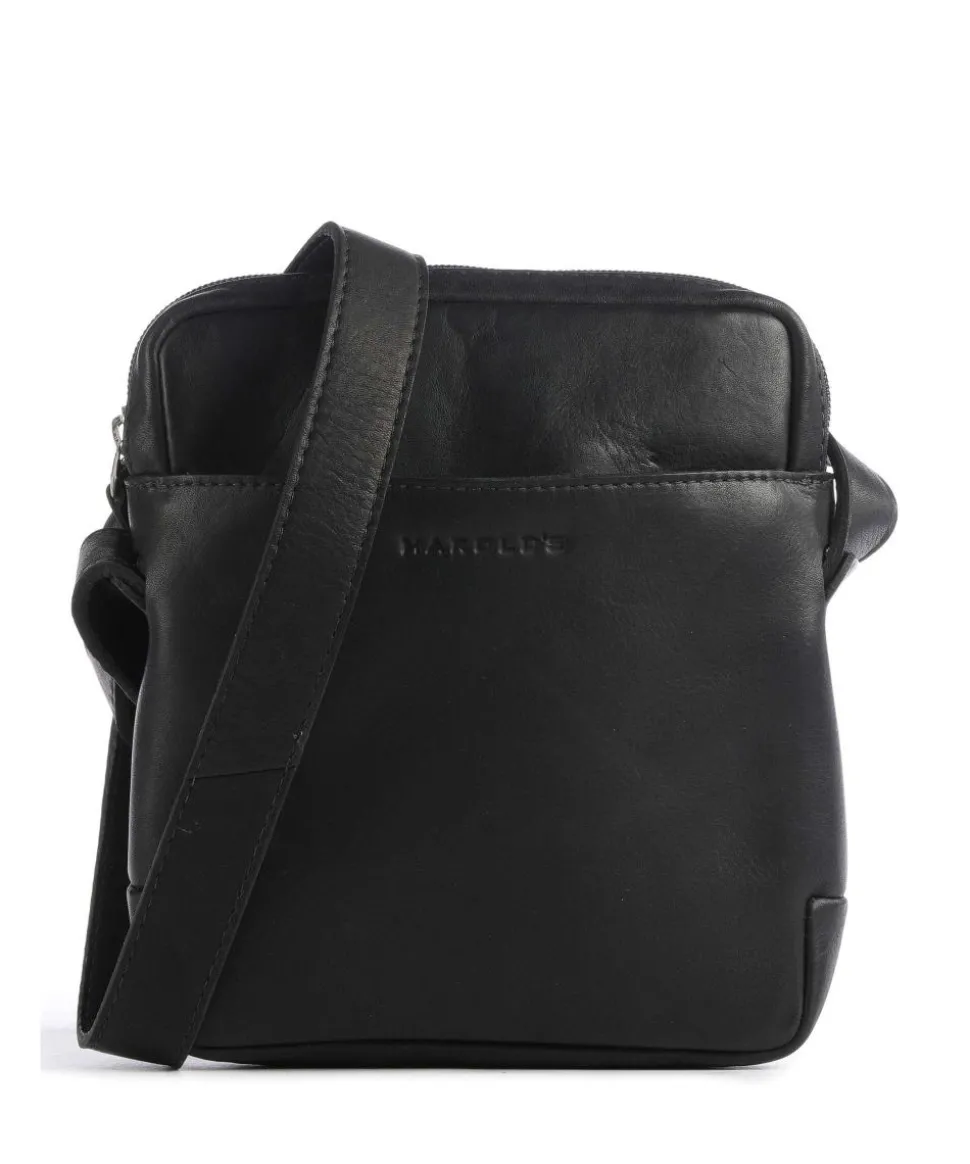 Campo Umhängetasche genarbtes Rindsleder schwarz