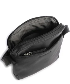 Campo Umhängetasche genarbtes Rindsleder schwarz