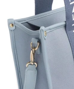 Candle Shopper Canvas blaugrau