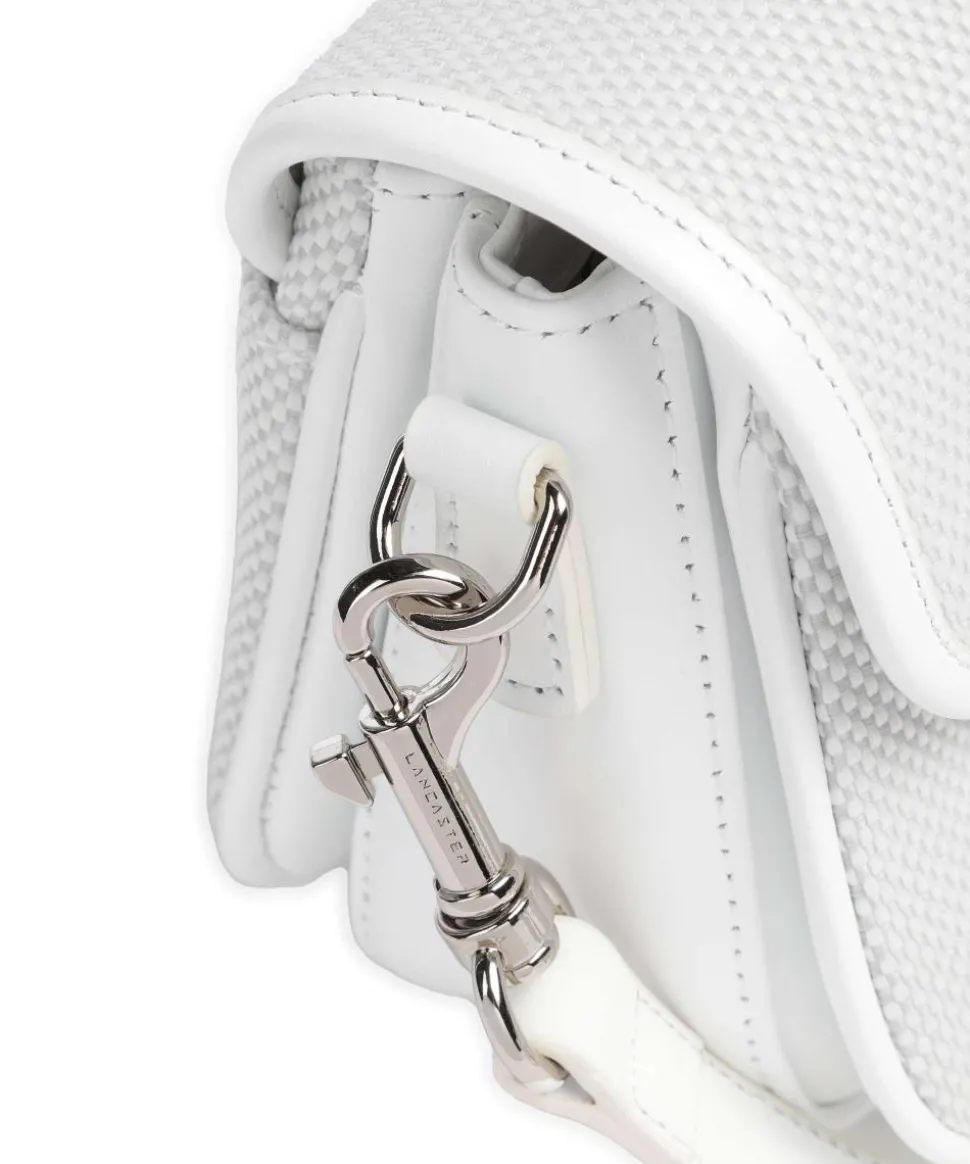 Canvas Fia Umhängetasche Canvas, Rindsleder weiß