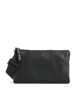 Capri RFID Umhängetasche weiches Rindsleder schwarz