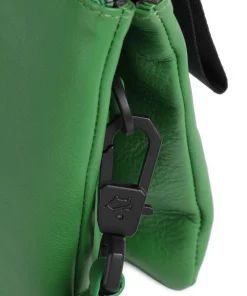 Capri RFID Umhängetasche weiches Rindsleder grün