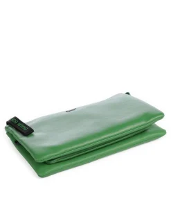 Capri RFID Umhängetasche weiches Rindsleder grün