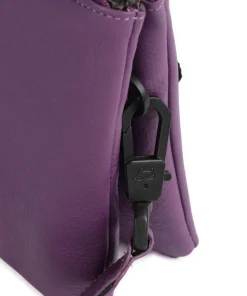 Capri RFID Umhängetasche weiches Rindsleder violett