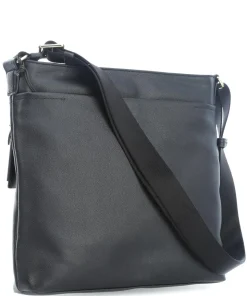 Capri Umhängetasche Leder schwarz