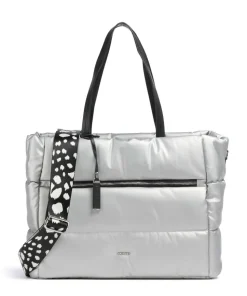 Carezza Shopper Textil silber