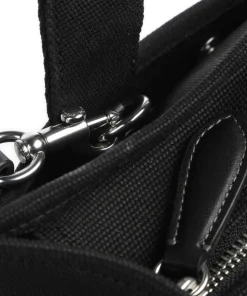 Cargo Handtasche Canvas schwarz