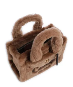 Cargo Shearling 20 Umhängetasche Fell braun
