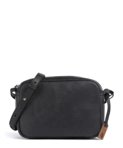 Carisma Umhängetasche genarbtes Rindsleder schwarz