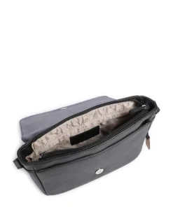 Carisma Umhängetasche genarbtes Rindsleder schwarz