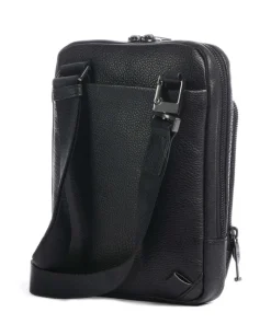 Carl Umhängetasche 10″ genarbtes Rindsleder schwarz