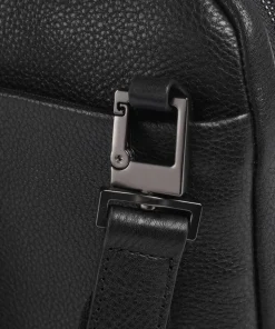 Carl Umhängetasche 10″ genarbtes Rindsleder schwarz