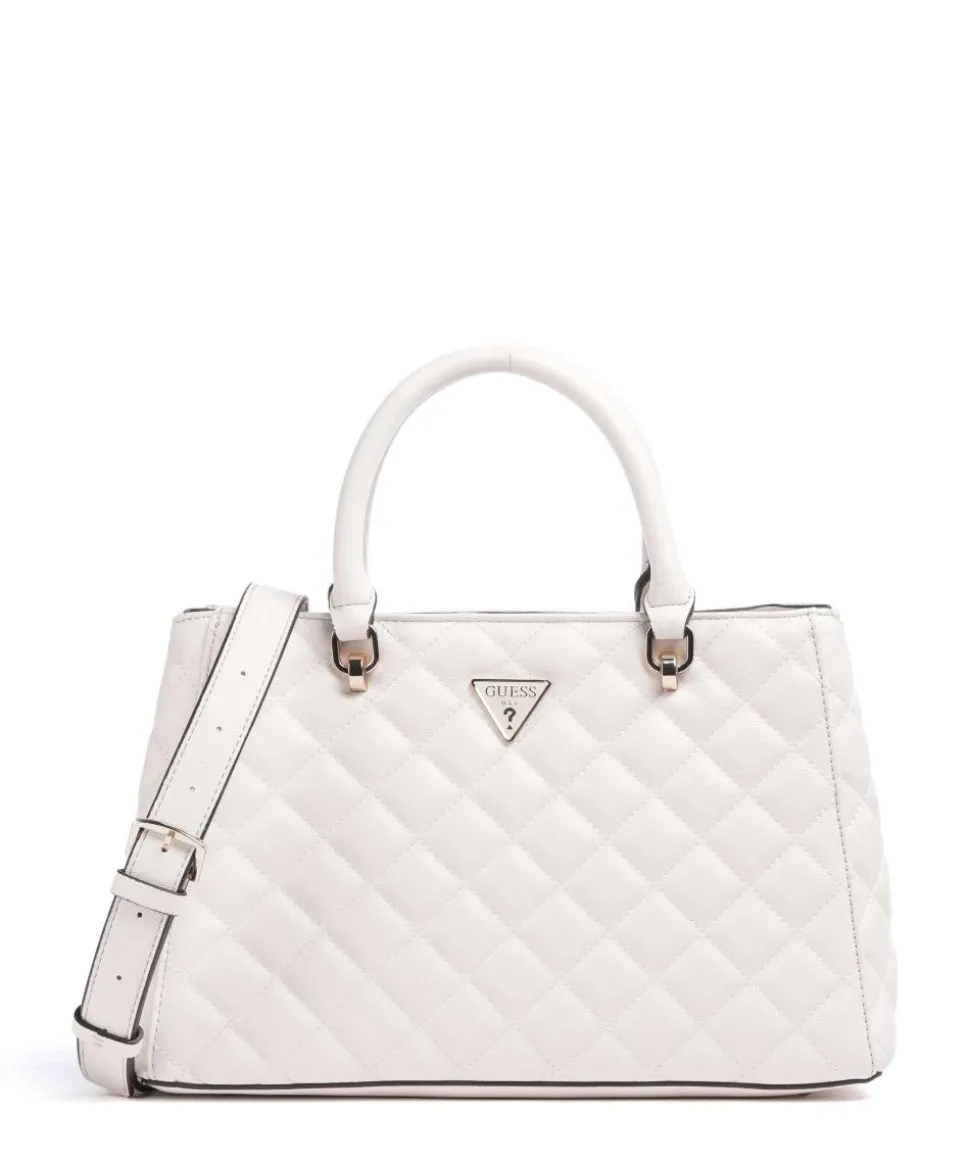 Carly Eco Handtasche Lederimitat weiß