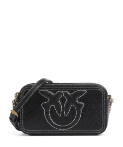 Carrie Umhängetasche genarbtes Rindsleder schwarz