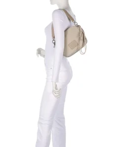 Carry Me Everywhere Schultertasche Canvas beige