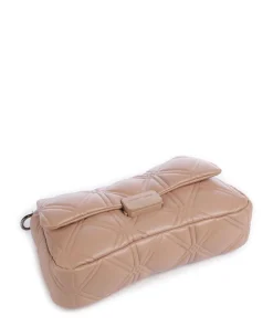 Cassandra Schultertasche Lederimitat beige