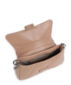 Cassandra Schultertasche Lederimitat beige