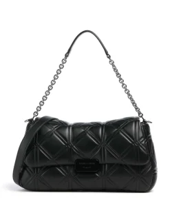 Cassandra Schultertasche Lederimitat schwarz