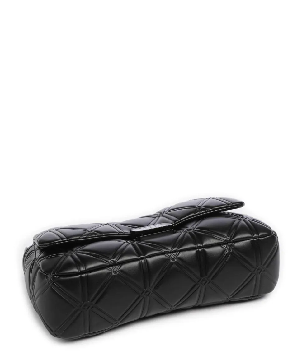 Cassandra Schultertasche Lederimitat schwarz