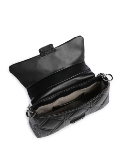 Cassandra Schultertasche Lederimitat schwarz