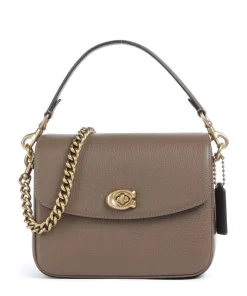 Cassie 19 Umhängetasche genarbtes Leder taupe