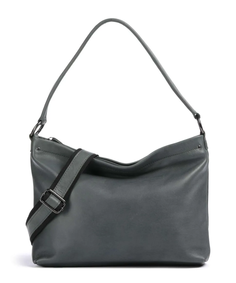 Caugio Beuteltasche fein genarbtes Rindsleder grün