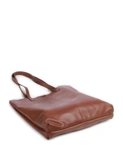 Caugio Shopper fein genarbtes Rindsleder cognac