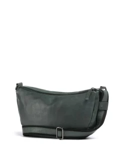 Caugio Umhängetasche fein genarbtes Rindsleder dunkelgrün