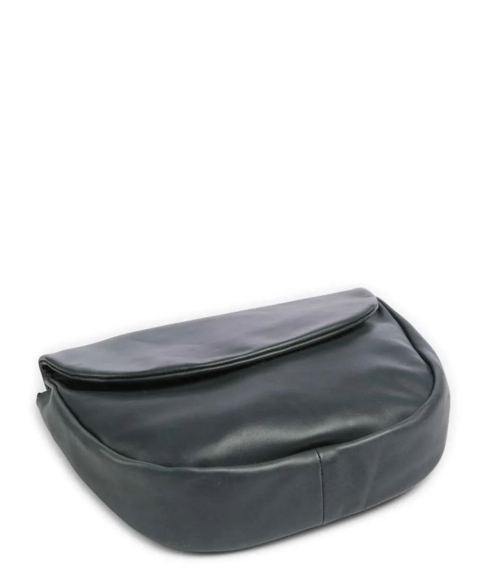 Caugio Umhängetasche fein genarbtes Rindsleder dunkelgrün