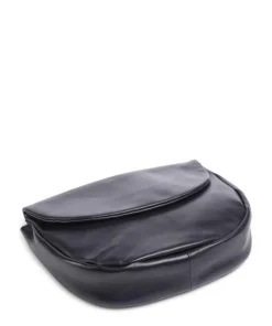 Caugio Umhängetasche fein genarbtes Rindsleder dunkelblau