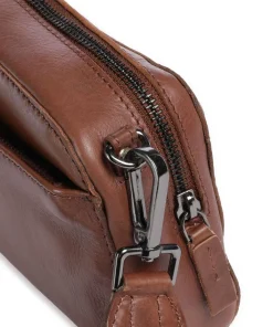 Caugio Umhängetasche weiches Rindsleder cognac